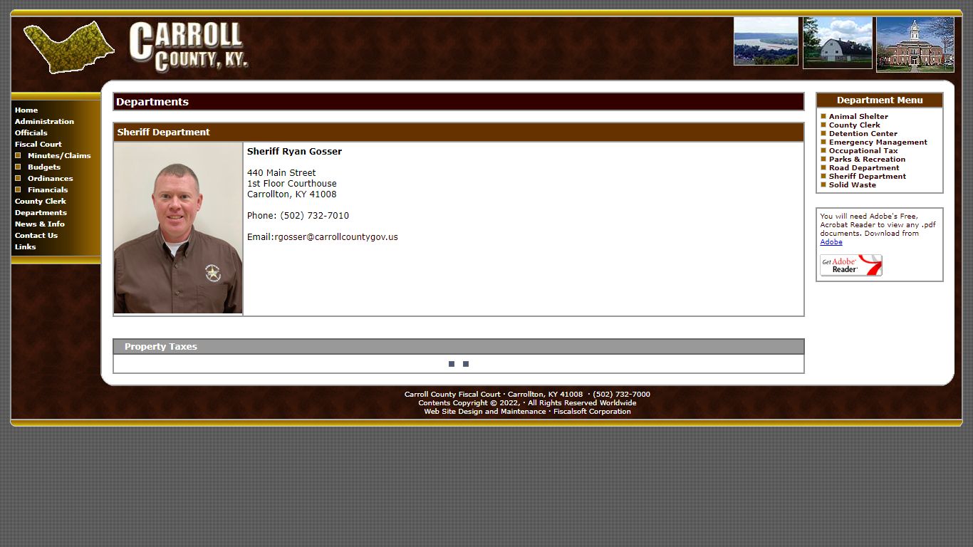 Sheriff Department - Carroll County